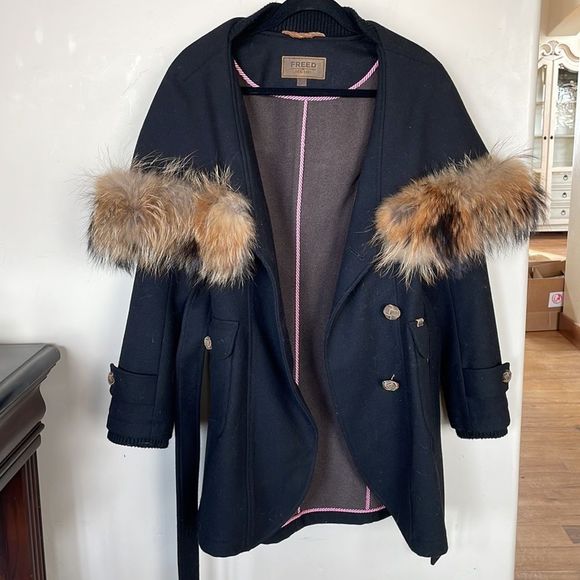 NWOT Freed and Freed authentic woolen winter coat - Picture 12 of 17